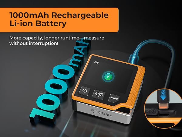 rechargeable laser measuring tool