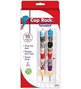 Cap Rack 2 Pack - Holds up to 16 Caps for Baseball Hats, Ball Caps - Best Over Door Closet Organi...