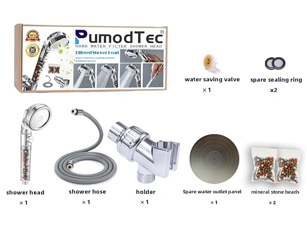 Filtered Shower Head Set