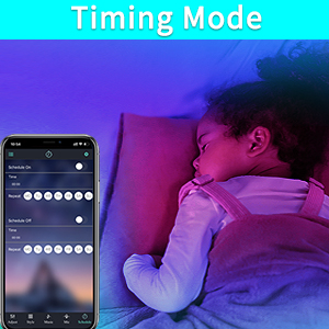 32.8Ft Led neon strip light at regular time