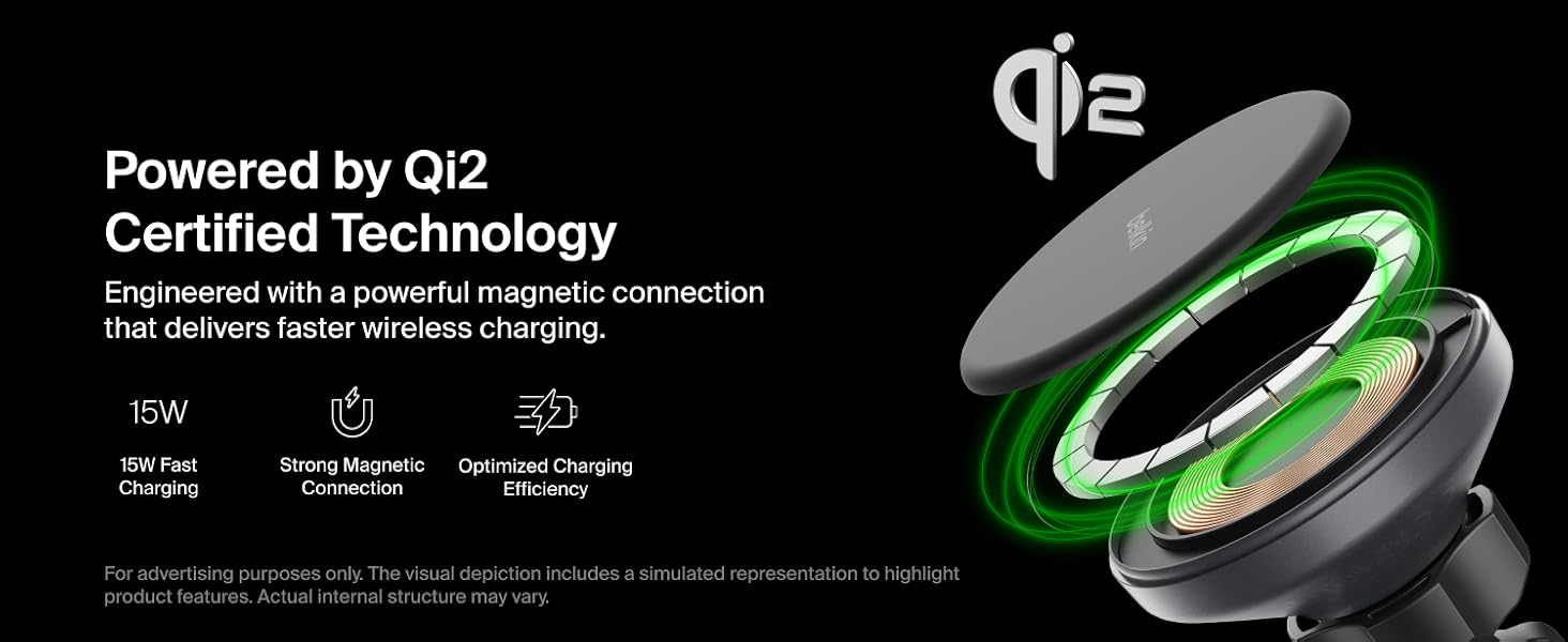 Wireless Charging Car Vent Mount