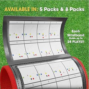 Football Wristband Playbook 