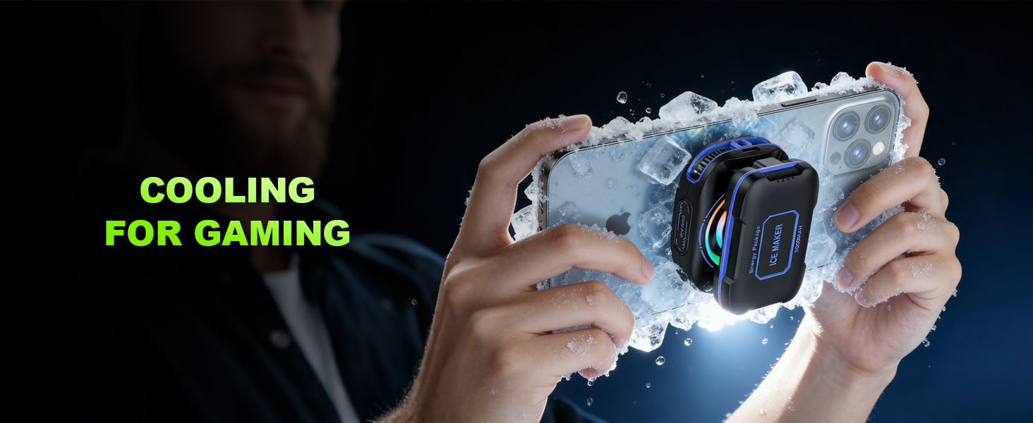 Lightweight phone cooler for comfortable gaming