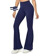Heathyoga Flare Leggings for Women Tummy Control Yoga Pants Women Flared Leggings with Pocket Bel...