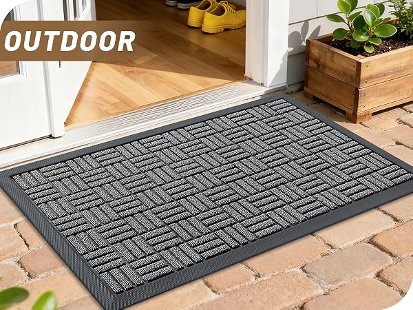 OLANLY Front Door Mat Outside Entrance