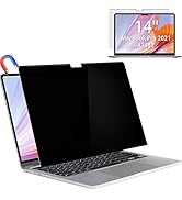 IPROKKO MacBook Pro 14 Inch Privacy Screen, Magnetic Privacy Screen Filter Compatible with Apple ...