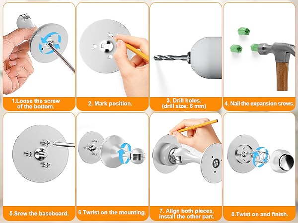 Magnetic door stops
