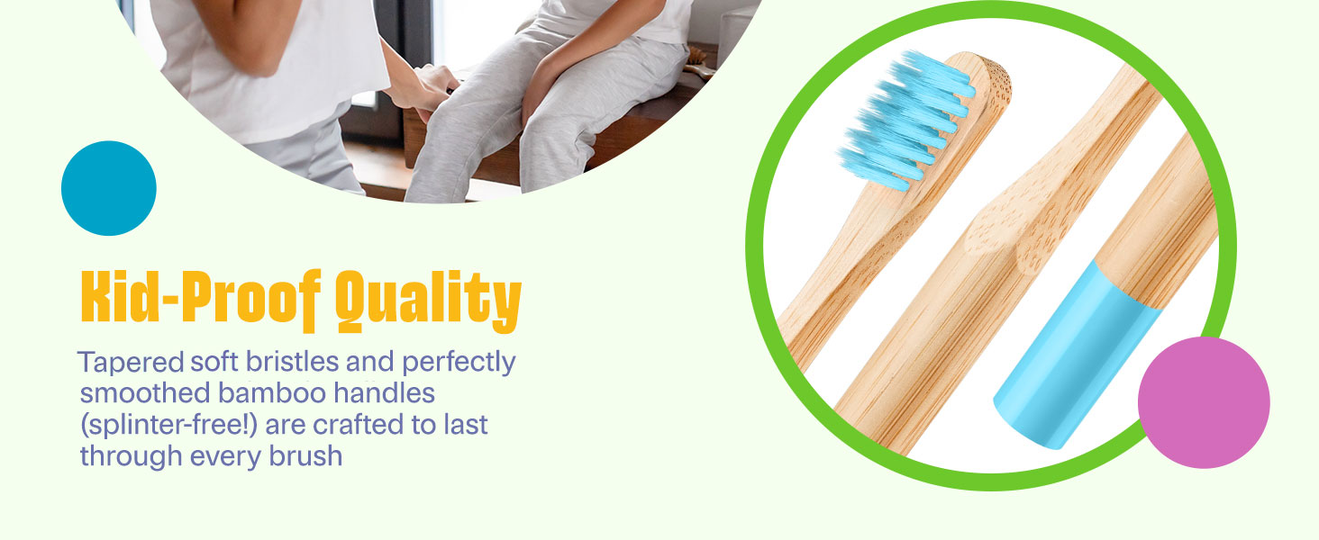 bamboo toothbrushes kids