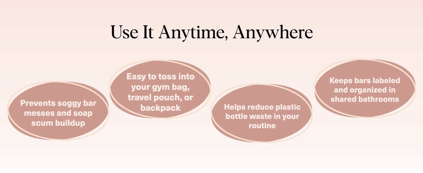 Kitsch Body Wash Bar Bag - Terra