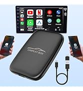 2 in 1 Wireless CarPlay Adapter and Android Auto Wireless Adapter for Factory Wired CarPlay Cars ...