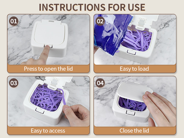 Push-button storage box