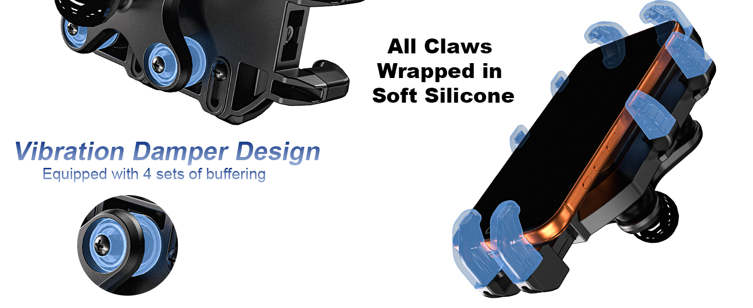 Anti-Theft motorcycle phone holder