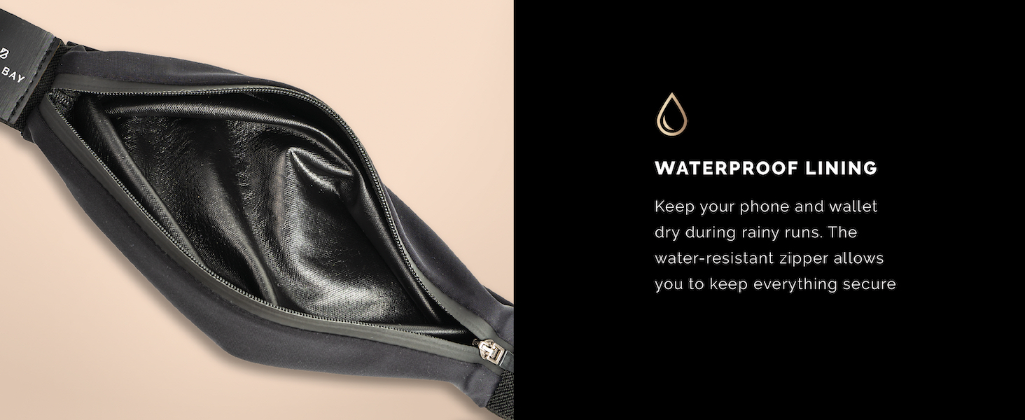  Sport to People Sporttopeople waterproof lining run rain jog jogging fitness belt spy belt spi belt