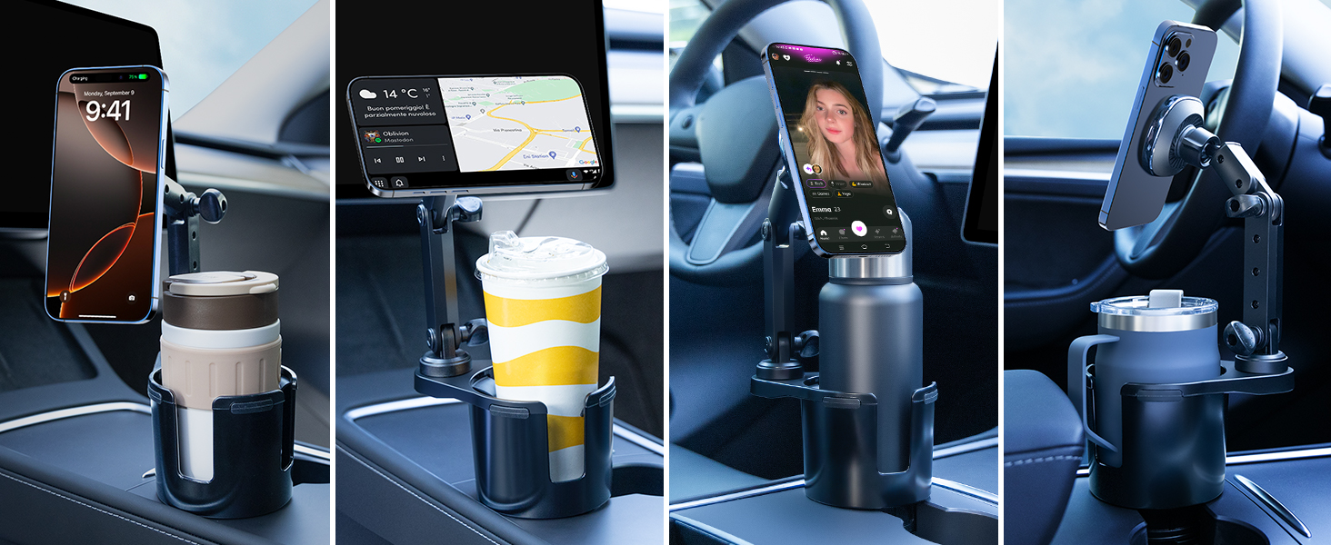 Magnetic Wireless Cup Charging Holder