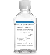 CryoKing Ultra Pure Water, 500ml Nuclease Free Water Molecular Biology Grade, Sterilization, DNas...