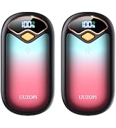 Hand Warmers Rechargeable - Magnetic Electric Hand Warmers 2 Pack, LED Display, 4 Settings Fast H...