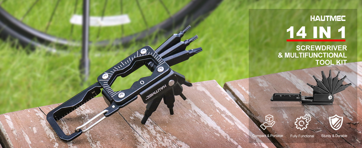 HAUTMEC 14 IN 1 Screwdriver &amp; multifunctional Tool Kit