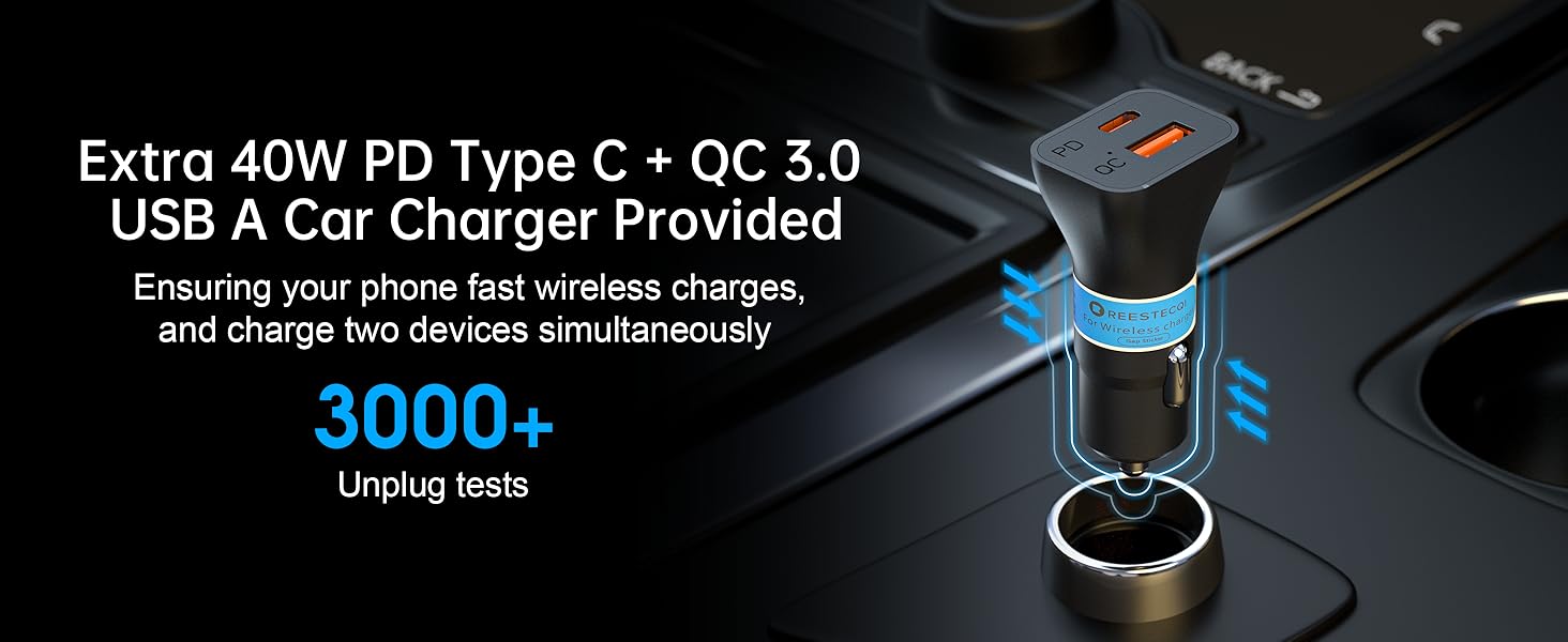40W car charger 