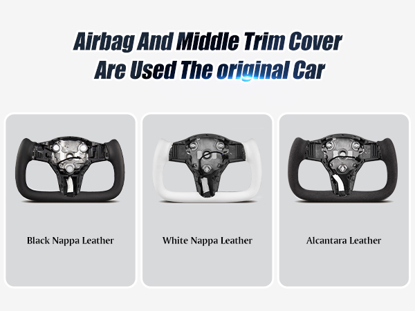 Yoke Steering Wheel for Model 3/Y-2017-2023 Personalized, Modified Real Carbon Fiber Steering Wheel