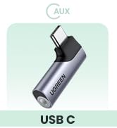 USB C to 3.5mm Headphone and Charger Adapter