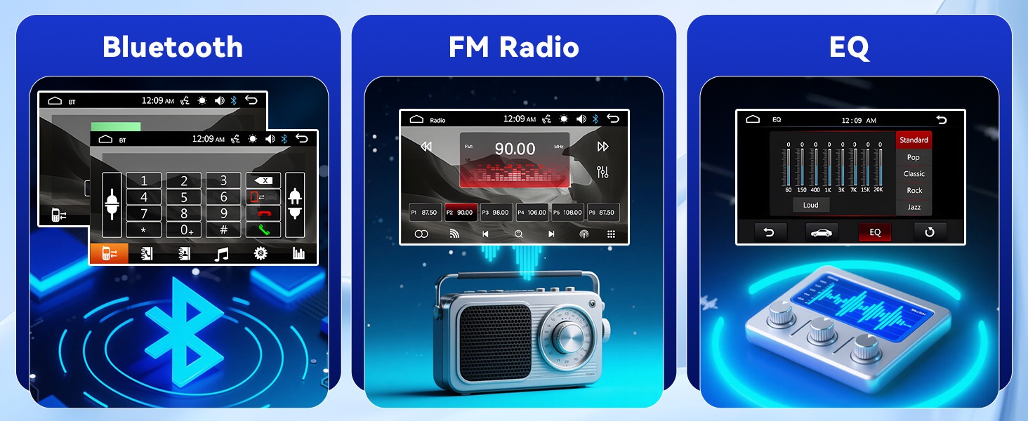 estereos para carros con bluetooth stereo system for car screen spotify car thing touchscreen radio