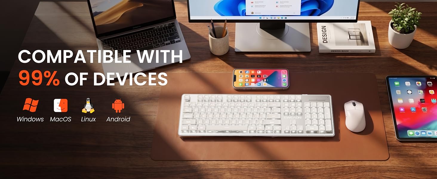 led keyboard and mouse wireless