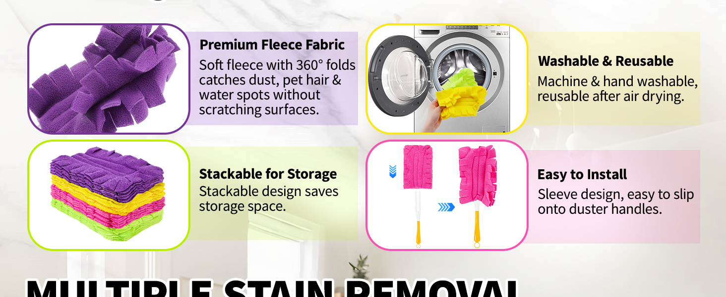 reusable swiffer duster pads