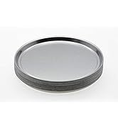 AMTAST Aluminum Sample Pan 90mm Disposable Weighing Pans Dishes for Laboratory Moisture Balances,...