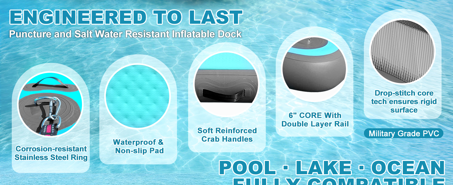 Inflatable Floating Dock Details