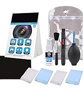 Professional Camera Cleaning Kit for DSLR Cameras (Canon, Nikon, Pentax, Sony) Including 1 Double...