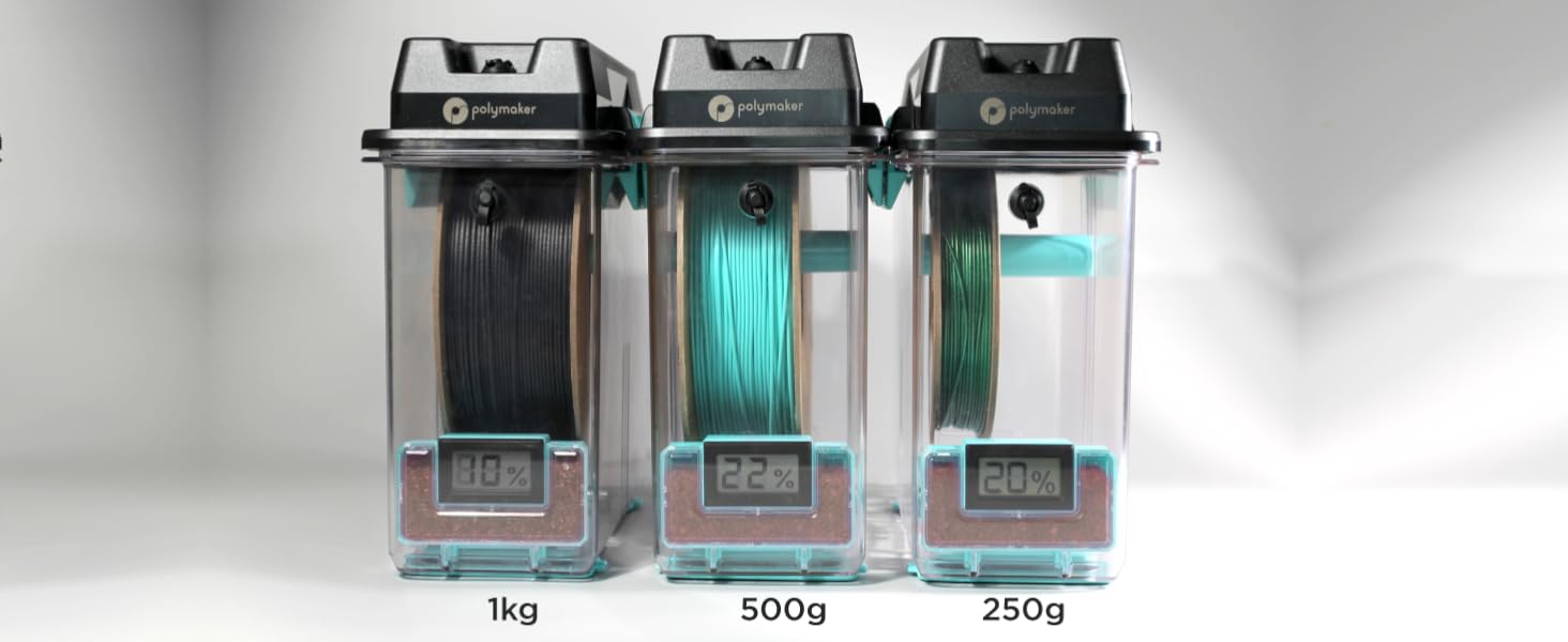 dryer box for different spool sizes