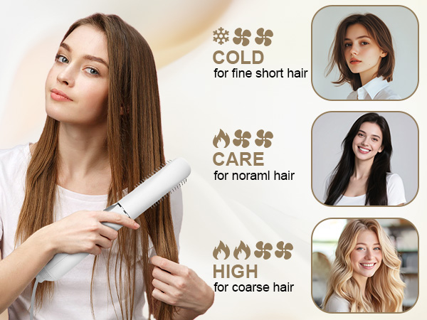 3 grades wind for all tyeps hair