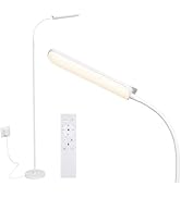FRIDEKO HOME LED Floor Lamp with Remote, Dimmable Bright Reading Lamp for Crafts, Painting, Offic...