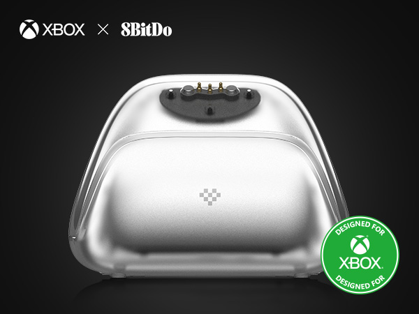 Xbox Charging Station with Magnetic Secure Charging for Xbox Series X|S and Xbox One Controller 
