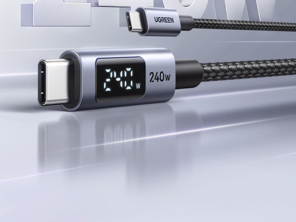 240W LED Display USB C to USB C Cable