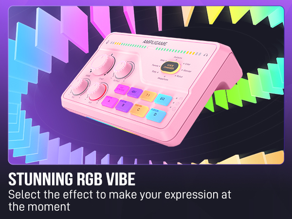 SC8 colorful RGB lighting