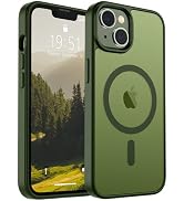 SUPFINE Magnetic for iPhone 14 Case &amp; iPhone 13 Case (Compatible with MagSafe)(10 FT Military Gra...