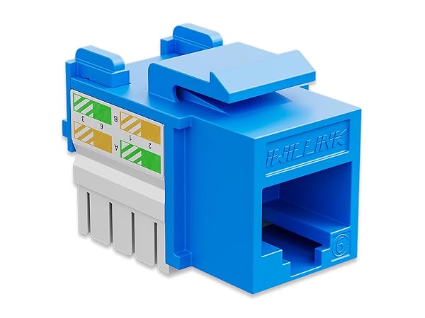 Iwillink Blue RJ45 CAT6 keystone Jack