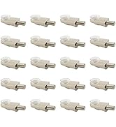 SAYAYO Glass Shelf Pegs Small 5MM Shelf Pins Mirror Clips Metal Shelf Clips Shelf Support Pegs fo...