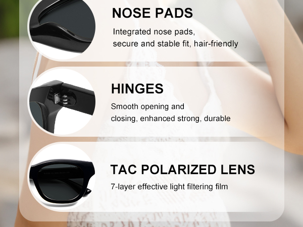 SOJOS Polarized Sunglasses womens men Trendy Small Designer Shades SJ2289