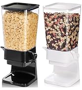 Peohud 2 Pack Cereal Dispenser Countertop, 5.5L Large Capacity Cereal Container Storage, Dry Food...