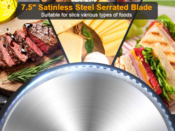 Meat Slicer Electric Deli Food Slicer