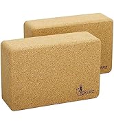 EXERZ Yoga Blocks 2pcs Gym High Density EVA Foam Fitness Yoga Bricks, Pilates Practice