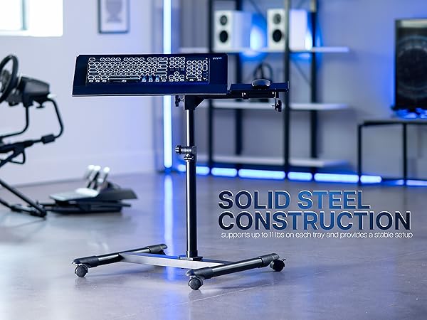 Freestanding Keyboard Tray Cart