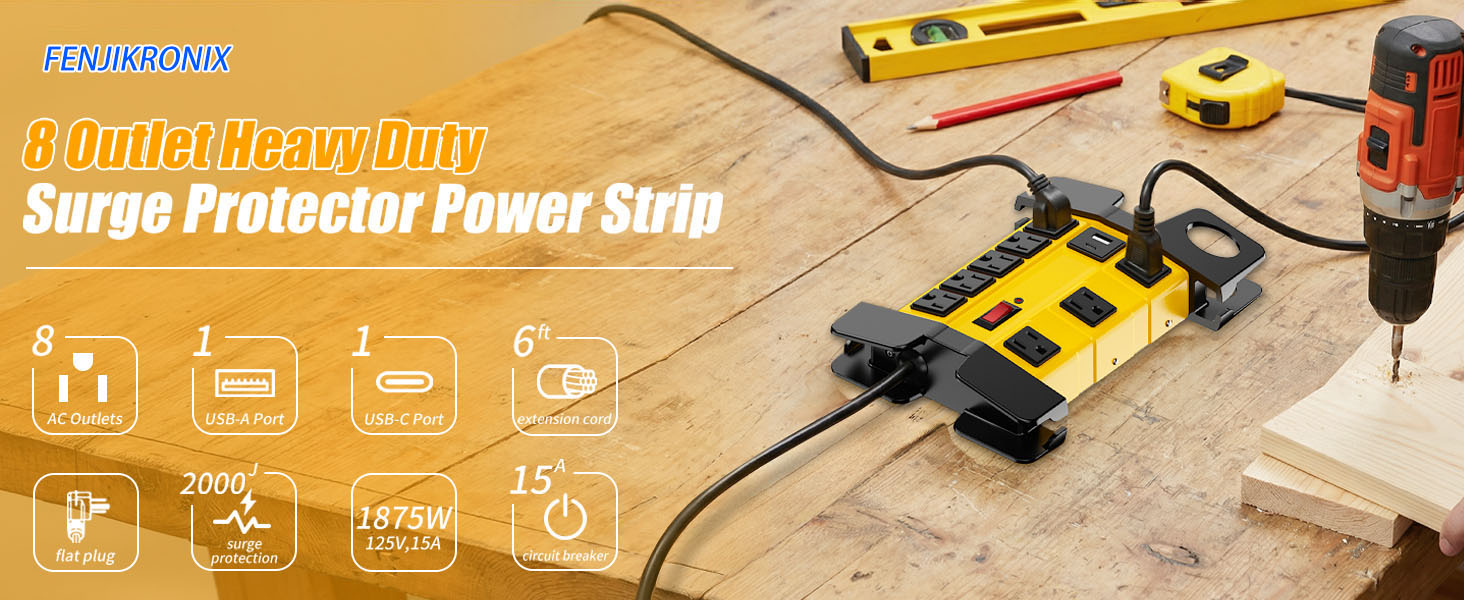 8 outlet power strip