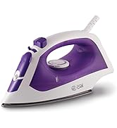 Commercial Care 1200 Watts Steam Iron with 5.1 Ounce Water Tank, 3-Way Auto-Off Safety Function C...