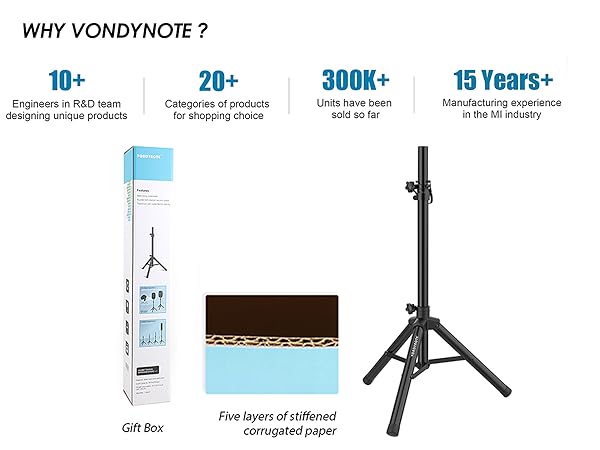 tripod speaker stand
