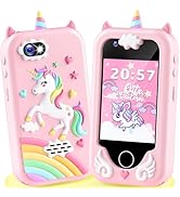 Kids Smart Phone Toys for Girls - Christmas Birthday Gift for Kids Aged 3-10, Toddler Toys Cell P...