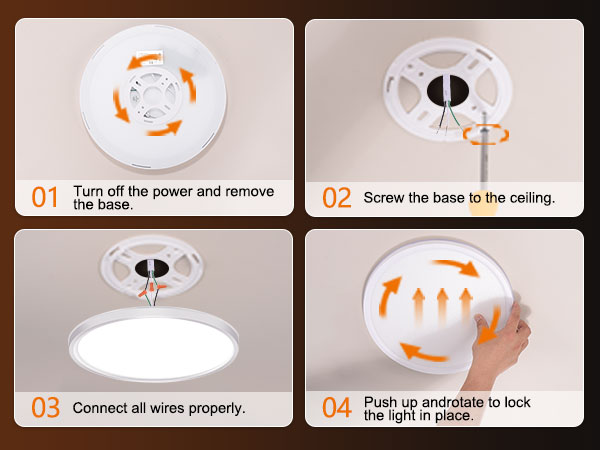 ceiling light with remote