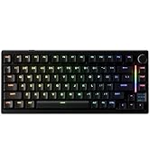 GK GAMAKAY TK75HE V2 Rapid Trigger Wireless Keyboard TFT Screen, Tri-Mode BT/2.4GHz/USB-C, 8KHz P...